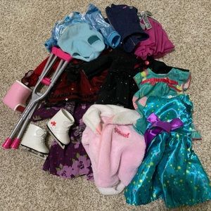 18 inch doll clothes and accessory lot